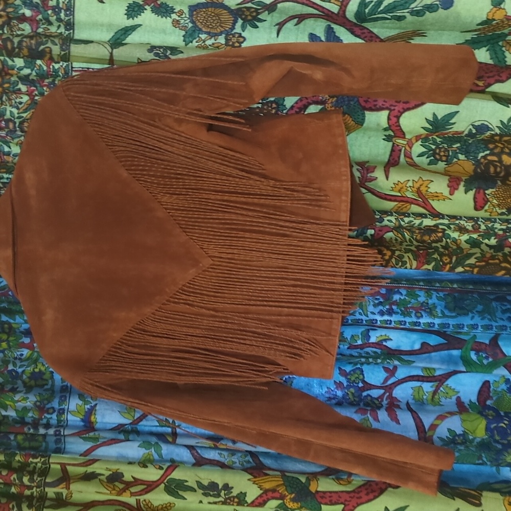 Fancy Fringe Southwestern 100% Genuine Leather Jacket